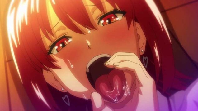 【エロアニメ】信じられない！あの容姿端麗で男女ともに人気の学園アイドルが変態ストーカーのチンポ咥えてる！