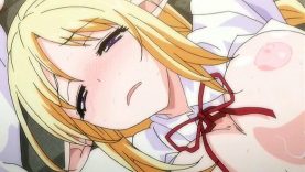 【エロアニメ】惚れ薬の効果で突然一人えっちを始める転校生エルフ！ぷりっぷりっの割れ目にち○ぽ挿入！　ep2