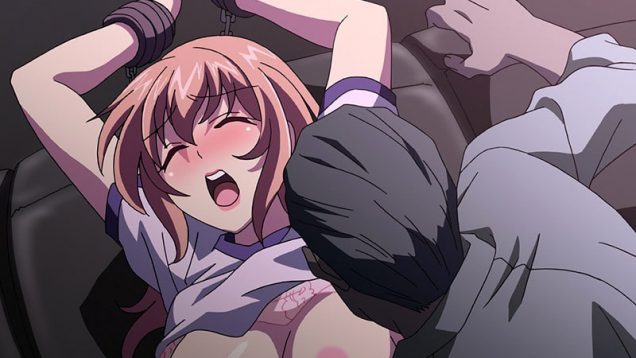 【エロアニメ】裏入学の彼女は手足を縛られアナルセックスにローターに肉棒で身体中弄ばれる日々