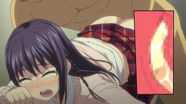 【エロアニメ】お父さんの借金のために売れる娘..マンコからイヤらしい音立ててオジサンの玩具にされちゃう