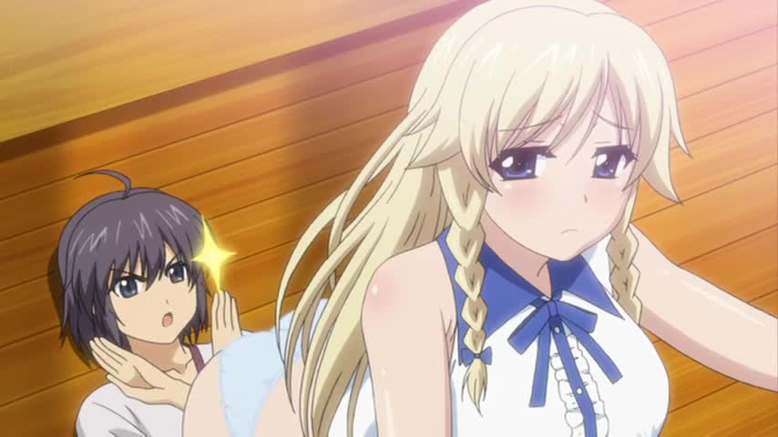 【エロアニメ】「毎日こうやって眺められて..凄く恥ずかしいんだけど」パンしりを見て生きる気力を補充する彼氏