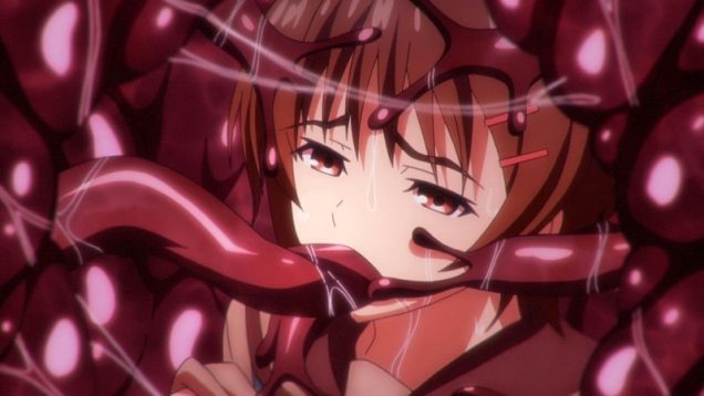 【エロアニメ】触手モノパニックホラー！ヌルヌル触手につかまり犯される！