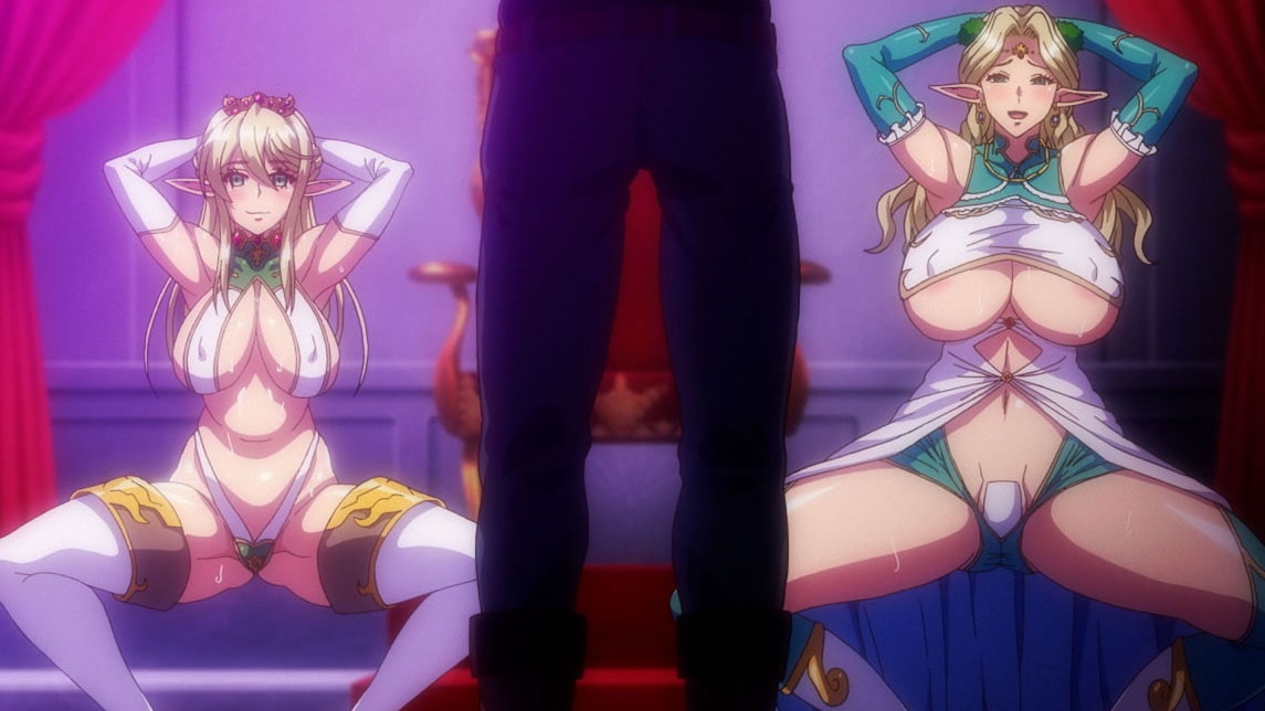 【来年1月新作エロアニメ】巨乳エルフ母娘催眠 #2 女王と姫の快楽調教。守護騎士は恥辱に沈む