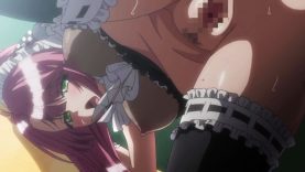 【エロアニメ】エロ奴隷「おしり..グチュグチュ濡れて変な感じ」・・・こんなことする場所じゃないのに..バイブでほじってるー