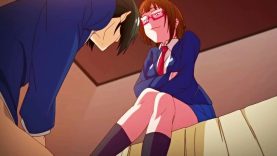 【エロアニメ】ドS彼女「先輩のシコってる姿..最高にマヌケだねー」・・オナニー覚えたサルみたいに必死にシコっちゃって！