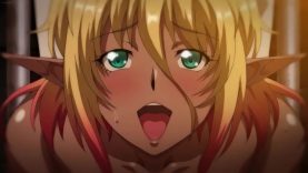 【エロアニメ】「あぁ～♡キタキタァァやっぱりキクゥなチンポは！」落とし穴で捕まったダークエルフ、持て余す肉欲を救世主ちんぽで解消！