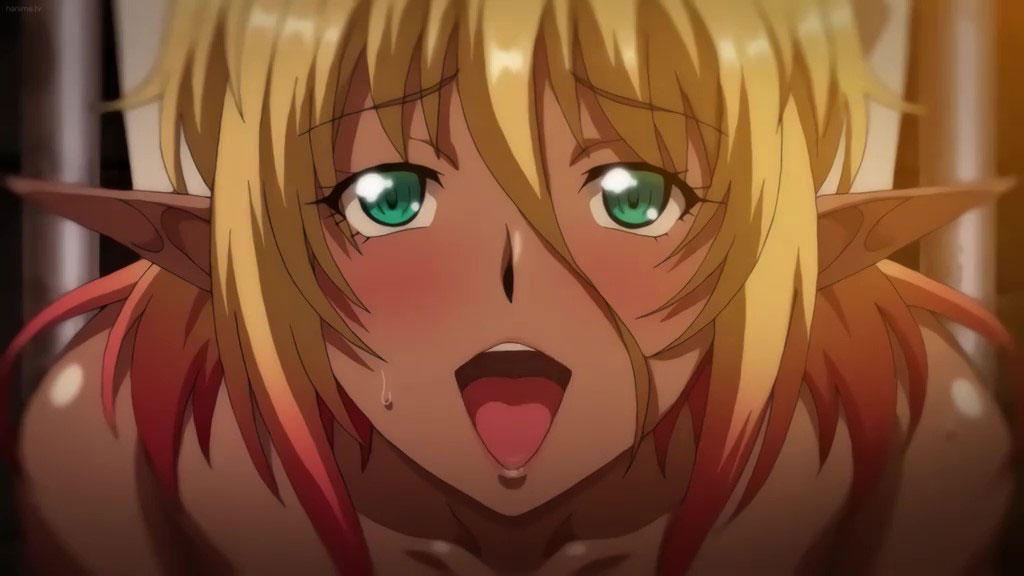 【エロアニメ】「あぁ～♡キタキタァァやっぱりキクゥなチンポは！」落とし穴で捕まったダークエルフ、持て余す肉欲を救世主ちんぽで解消！
