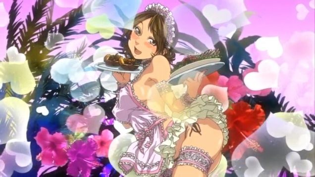 【エロアニメ】「お帰りーご飯にする？お風呂にする？..それともわ・た・し♡」・・そんなにがっついたらアカンぅって！後ろから乱暴にせんといてー笑