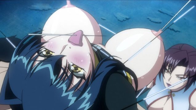 【エロアニメ】「痛くない！それどころか..」愚かなメス豚に自分が豚だって自覚させるための鋼鉄魔女専用に開発した発情針で戦闘不能状態に！