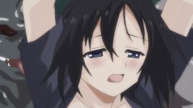 【エロアニメ】「お願い！動かないで！初めてなのに！痛い！」まだ生娘だったくのいちを容赦なく責め立てる半鬼たち