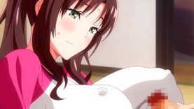 【エロアニメ】お酒に弱い弟くん!「全くこれ見よがしにプルンプルン揺らして..」弟同然のマセガキちんぽ、執拗に擦りつけてヤリタイ放題!