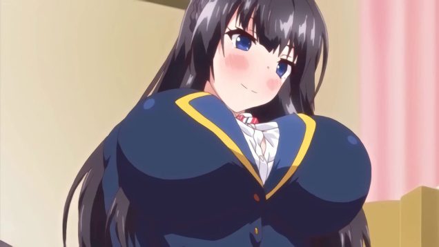 【エロアニメ】巨乳ヒロイン「どびゅどびゅ..射精するところ見せて！」・・ハァハァ..オマンコでおチンポ擦られてイキなさい！