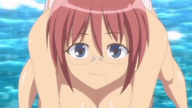 【エロアニメ】一度始めたことは最後までやり遂げるべし！田舎のボイン姉さんの胸をみて勃起した俺は覚悟をきめる！