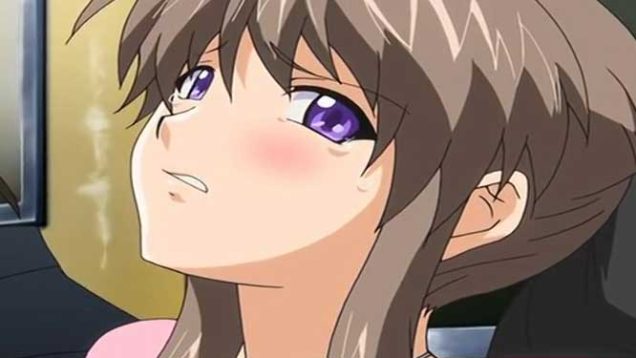 【エロアニメ】「声を出すな！気づかれる！」電車の中、婚約者のすぐ隣でその淫らな姿を晒される女教師！