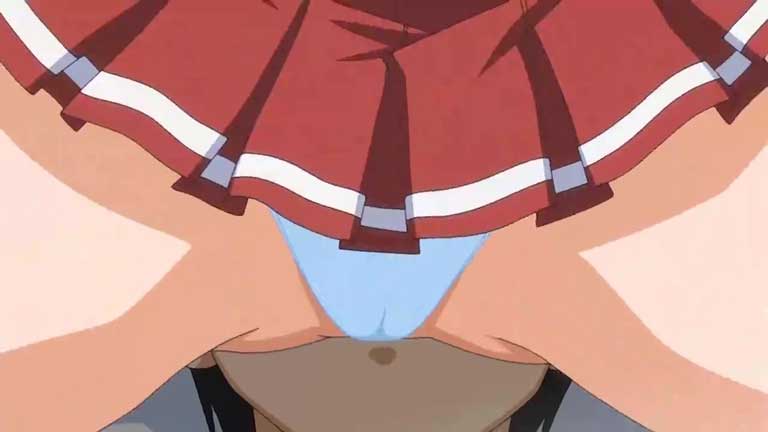 【エロアニメ】「先輩の息がオマンコの中まで届きそう！」朝っぱらから寝ている彼の顔に股間を押し付ける変態後輩