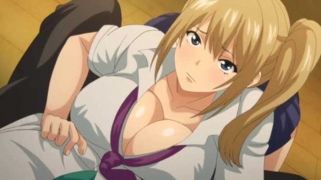 【エロアニメ】「一緒にがんばろーよー」部活存亡のため色仕掛けで責めてくる巨乳幼馴染！