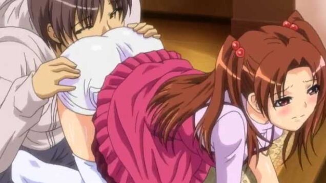 【エロアニメ】「バカ！匂い嗅がないでよ！」ビショビショにオシッコで濡れたオムツを一生懸命に堪能する家庭教師！