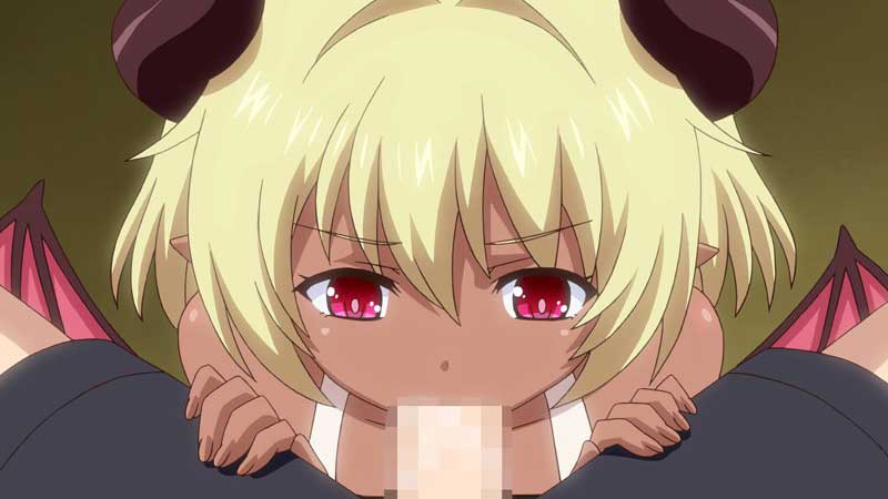 【エロアニメ】夢魔の街は危険がいっぱい！男の子がカワイイサキュバスに精を搾られちゃう！！