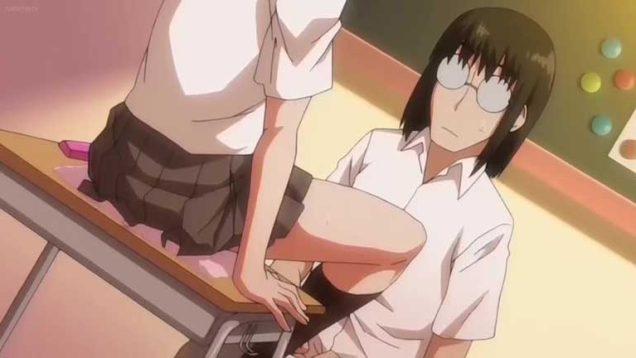 【エロアニメ】「サイズはともかく防水かどうか気になるわ」普段は大人しい地味目っ子が魅せる淫らな姿が堪らない！
