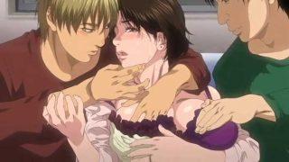 【エロアニメ】適当に購入したAVを再生したら画面のむこうには母親の若い頃の姿があった！？