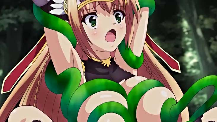 【エロアニメ】「なんで！感じたくないのに！」エロスライムの体液を飲んだら媚薬だった件