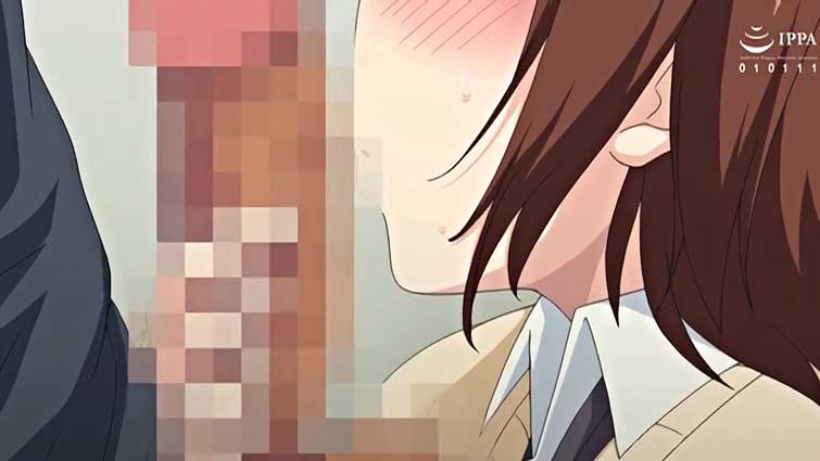 【エロアニメ】「もう..せっかちさんなんだからぁ」強引に男子トイレに連れ込まれ性処理させられる都合のいい彼女！