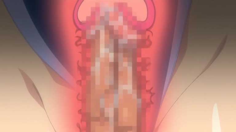 【エロアニメ】肉食系女子「おちんちん..はいった！」一突き目からお腹の奥押しつぶされて..