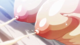 【エロアニメ】「エッチしないと母乳が出ないなんて！」牛の神様の呪い！神社でおしっこしてからますますおっぱいが大きくなるなんて！