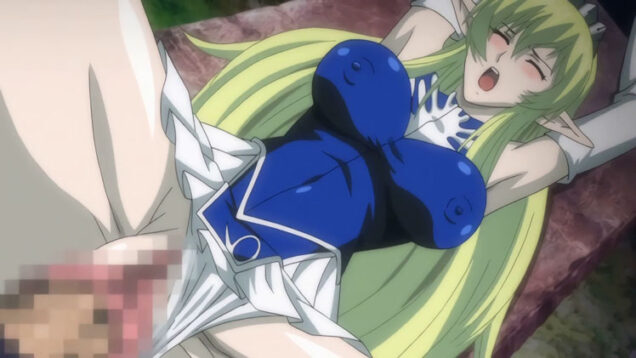 【エロアニメ】「入ってきた汚らわしい人間のモノが私の中に！」下劣な兵士たちに輪刑に供されるエルフ姫！