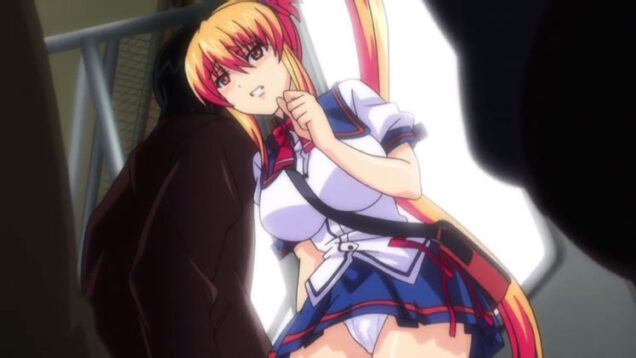 【エロアニメ】ストーカーに言われた通りオマンコにローター入れてきたJK、ご褒美に振動を強いにしてあげました！