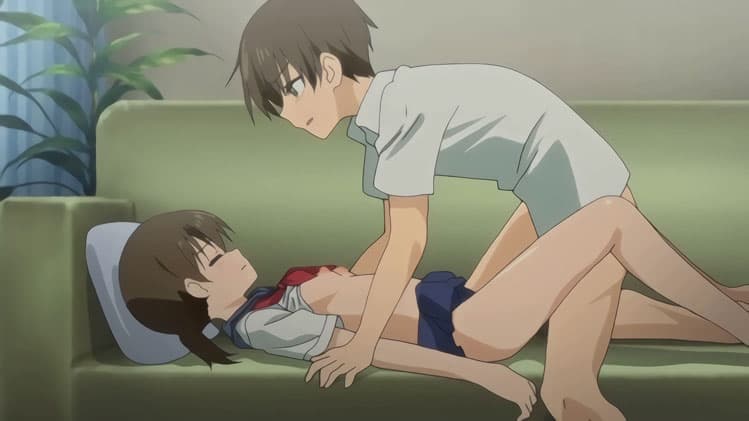 【エロアニメ】睡眠姦するお兄ちゃん「（まさか）イヤだったら起きろ！」・・私、眠っているからだから..シて！