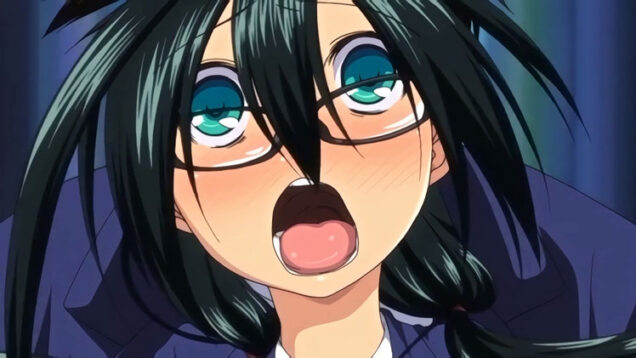 【エロアニメ】「授業サボってセックスしちゃおうよ♪」人の話を聞かないで黒タイツを破って魅力的すぎる彼女に生挿入！