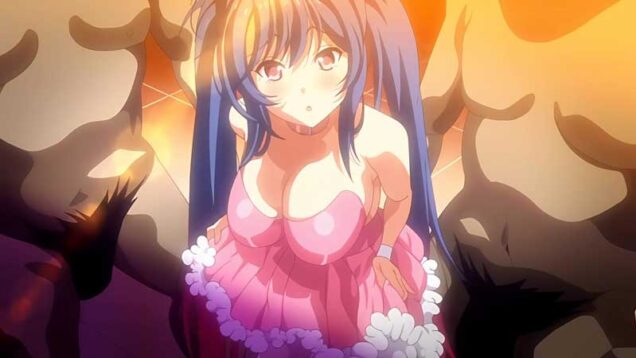 【エロアニメ】スペシャルオフ会に死神の血を引く娘が参加、猫耳メイド姿でこれからオッサンにザーメンまみれにされちゃいます！