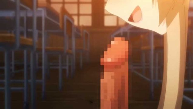 【エロアニメ】「ピクんピクんって震えて敏感なんだね♪」冬場は極寒で誰も近寄らない教室で二人きりでイチャイチャし放題♪体が冷えてるから余計に熱さが伝わってくる