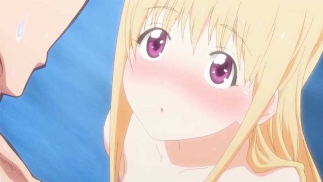 【エロアニメ】「えっと..じゃあ..セックスする？」ヌーディストビーチで鬼勃起してしまった委員会さん、サポートしてくれる女子のド直球な言葉にハートを射抜かれた