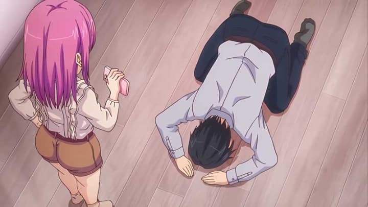 【エロアニメ】頼む!それだけは、何でもする!家庭教師を辞退させようとおっぱい協調したりキスしようとした瞬間の写真を撮られてぐうの音も出ない..