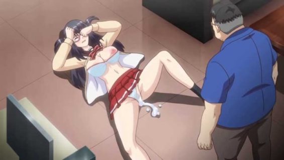 【エロアニメ】親にもぶたれたことがなさそうなJKが中出しされて泣きじゃくる！万引きしておいて悪びれる様子も見せないから、大人を代表して叱ってやった感ww