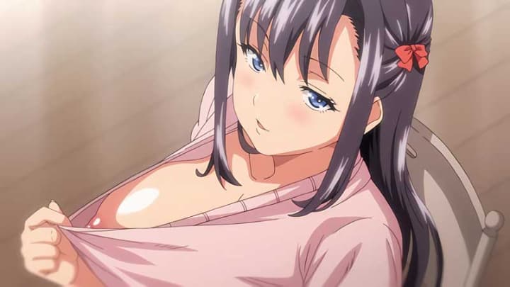 【エロアニメ】（おぉ～ノーブラ！）親戚の人に受験生で娘の家庭教師を頼まれた俺、歳の割には不釣り合いな身体、そして見せつけてくるおっぱい！