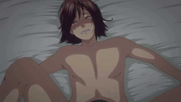 【エロアニメ】オバサンは僕の事をカワイイっと言った、そして睾丸を二つともクチの中に入れて吸った、少し苦しいけど切なくなるくらい気持ち良かった！