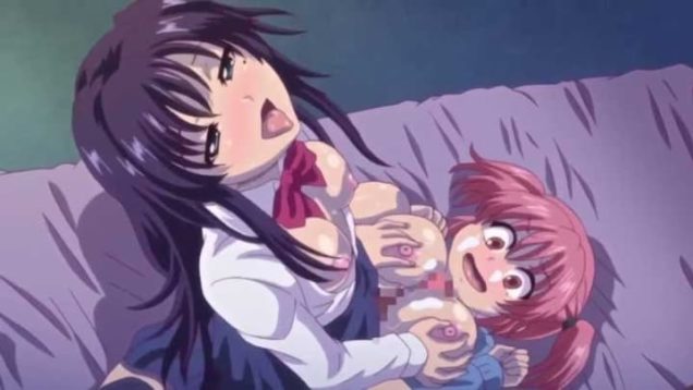 【エロアニメ】「おちんちんがムズムズして止まらないのぉ～♥」ビンビンに生えて理性を失ったお姉ちゃんが妹のたわわおっぱいで性処理しちゃう！