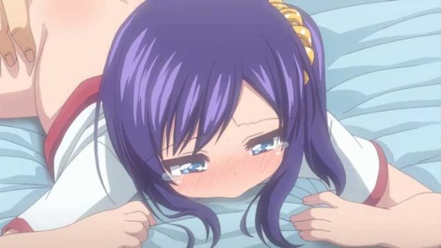 【エロアニメ】「押し戻される！」身体測定で色々と触っていたら糸を引くほどにムラムラしてきた女子に思い切って交渉したらエッチまで出来ちゃった！