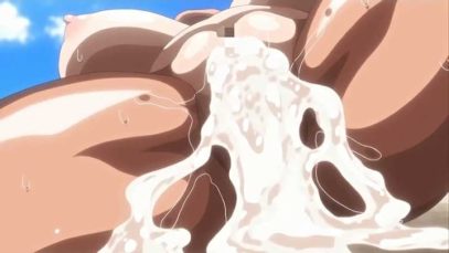 【エロアニメ】「だめ♥なのにっ赤ちゃん出来ちゃう！」死を回避するために膣内中出しで妊娠確定！精子逆流するほど一度の精子の量がハンパない！