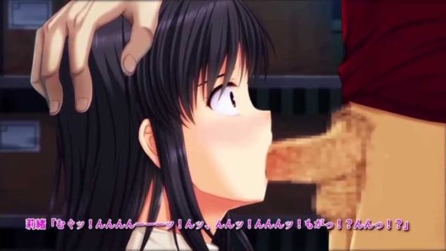 【モーションアニメ】「むぐッ！んんんんッんんッもがっ！？」目が覚めると口はガムテープで塞がれ手足まで固定されて目の前で彼女が不良のチンポしゃぶらされていた..