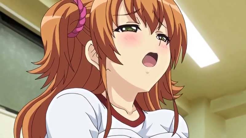 【エロアニメ】「オチンチンが入ってくるっ..あっ♥あああー」お兄さんを呼び出してブルマを見せつける⇒興奮して極太ちんぽを入れられて本気のアへ顔に