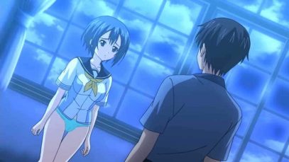 【エロアニメ】「同じことして私にもシテ！」若女将との行為を目撃した彼女だが、それが恋人としての関係ではないことを知りエッチを迫る少女。
