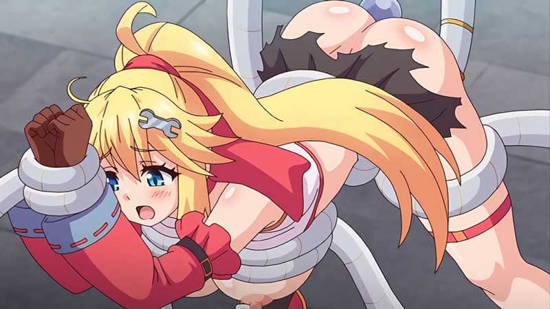 【エロアニメ】メカニック逆開発！愛機は私を弄ぶ凶悪な触手レイプマシンに暴走！？「カラダ..熱い！」無垢な巨乳メカ技師の絶頂プログラム！