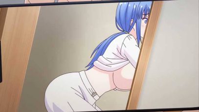 【エロアニメ】切り忘れたPC画面…いつも優しい憧れの人妻先輩が夫に罵られ無理やり強制フェラ。あの笑顔の裏の絶望…もう見てられない。