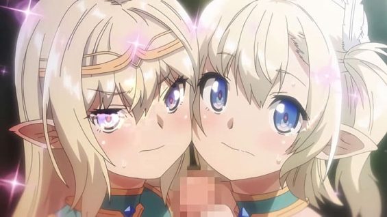 【エロアニメ】「これからもよろしくね！」勃起が止まらない！母特製媚薬でギンギンになった僕のイチモツを、発情したスケベエルフ姉妹がおねだり！