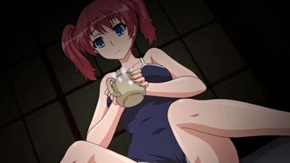 【エロアニメ】恐怖に怯える女子大生が監禁二週間で精神崩壊！暴力と快楽の往復ビンタで雌の顔へ！コップ一杯の射精液を飲み干し絶頂を貪る飼育。