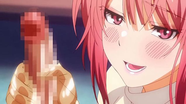 【エロアニメ】失恋先輩を慰める巨乳後輩が「私が彼女になります」とラブホ連行…嫉妬のローションストッキング刑＆濃厚中出し性交でマーキング完了ッ！